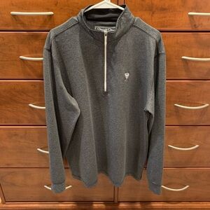 Men’s Straight Down golf 1/4 zip long sleeve pullover.